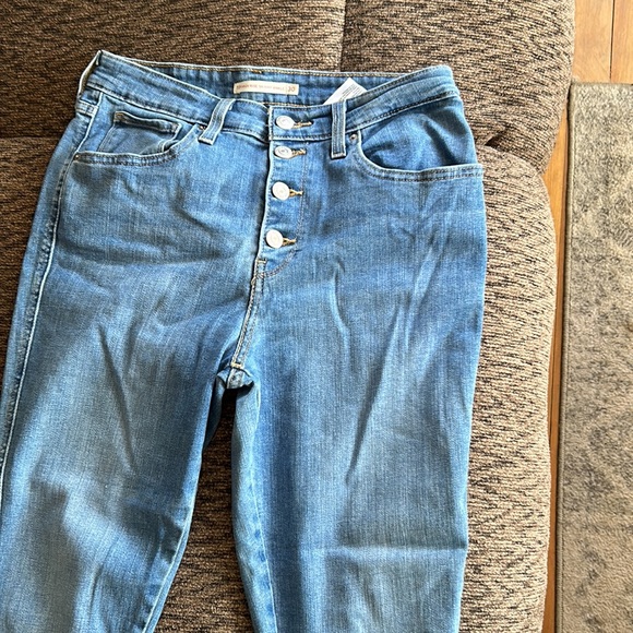 Levi's Jeans Womens Levi Jeans Ankle Length With Button Fly Like
